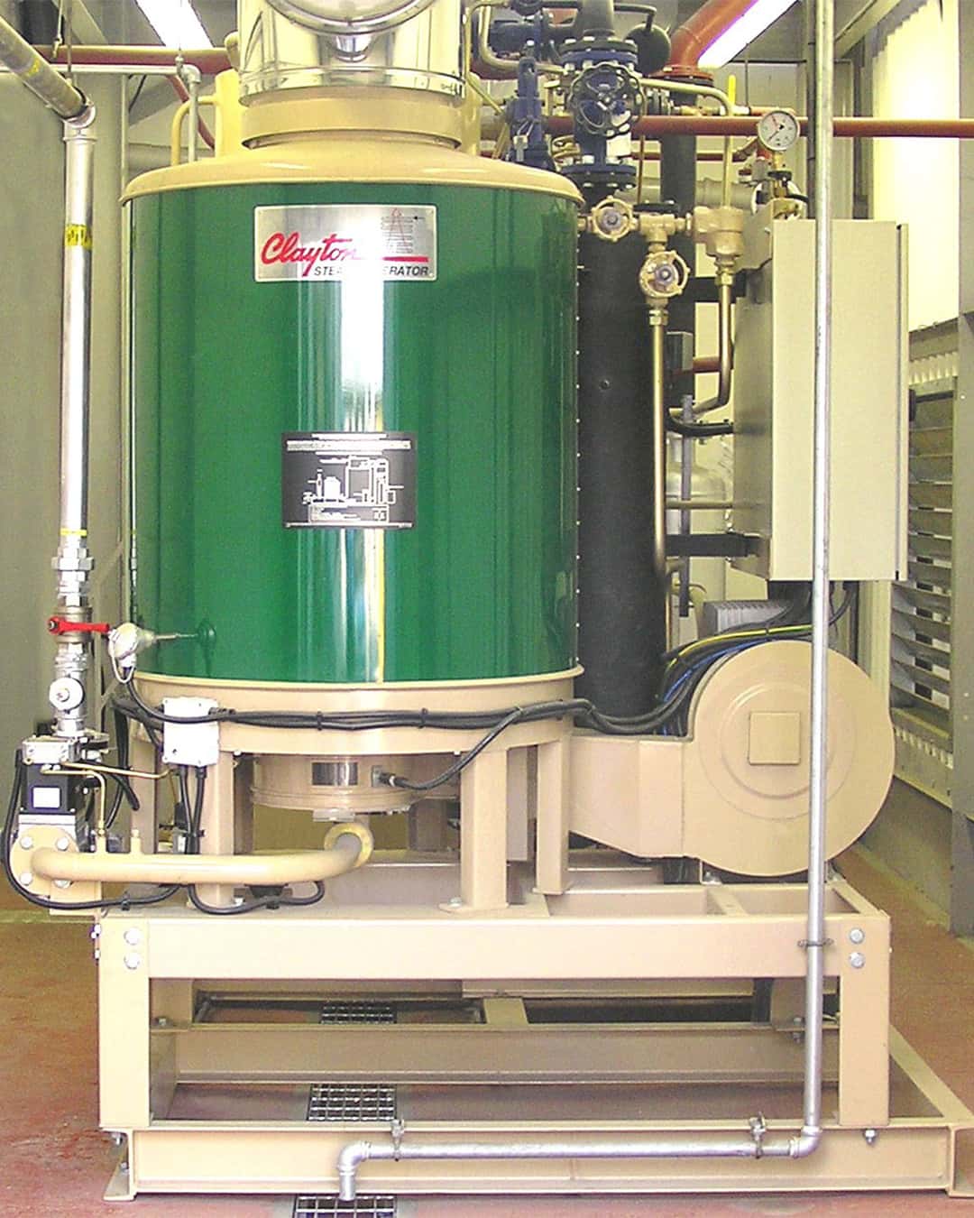 Baileys Horse Feeds have installed a new Clayton Steam Generator