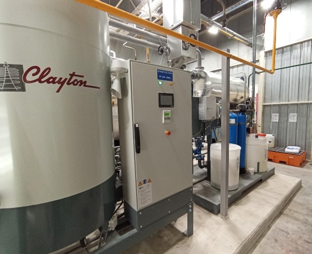 The Use of Clayton Steam Generators by the Owens Corning Company at L'Ardoise