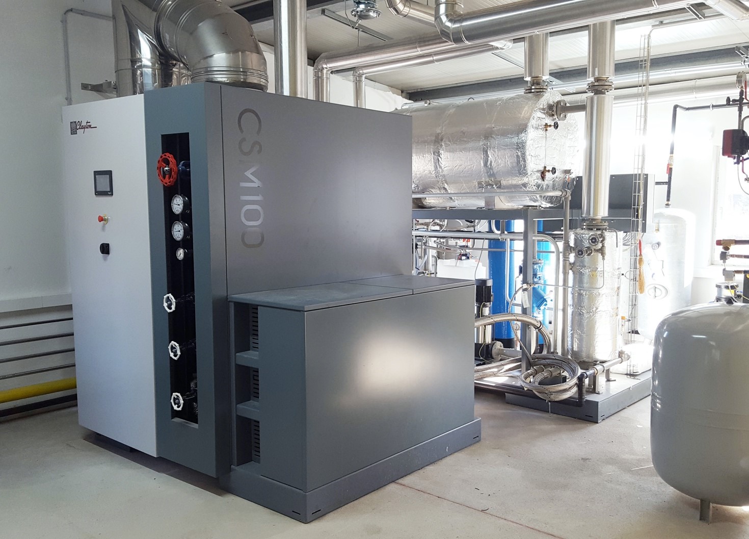 High-speed Steam Generator in Proxima GmbH, Austrian textile cleaning company