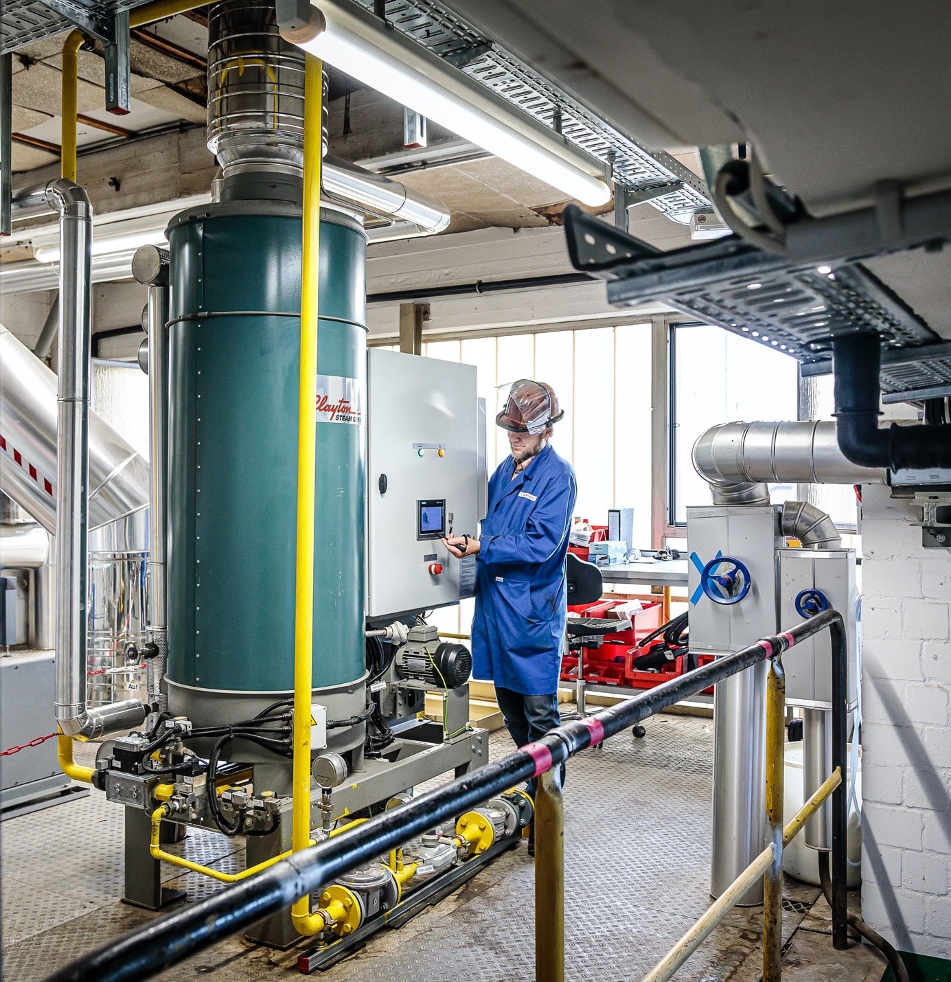 Process steam for the sausage casing at Walsroder Casings GmbH