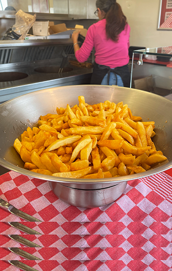 Delicious fries for the Clayton of Belgium employees!